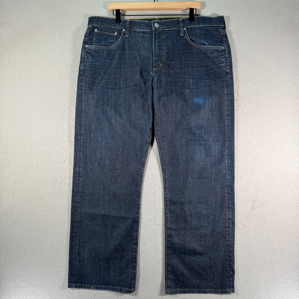 Citizens of Humanity Perfect Casual Straight‎ Jeans Mens 40 Blue Dark Wash Denim